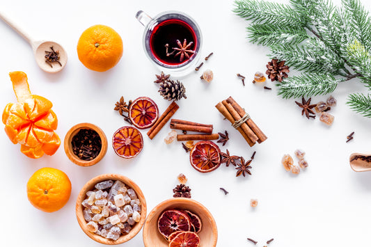 fruits and plants and herbs that are used is creating natural fragrances and aromas