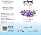 label layout of the Natural Aura Lavender Breeze Room Spray